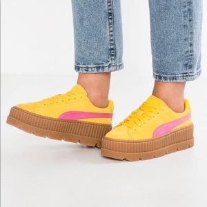 Puma Fenty by Rihanna Yellow and Pink creeper